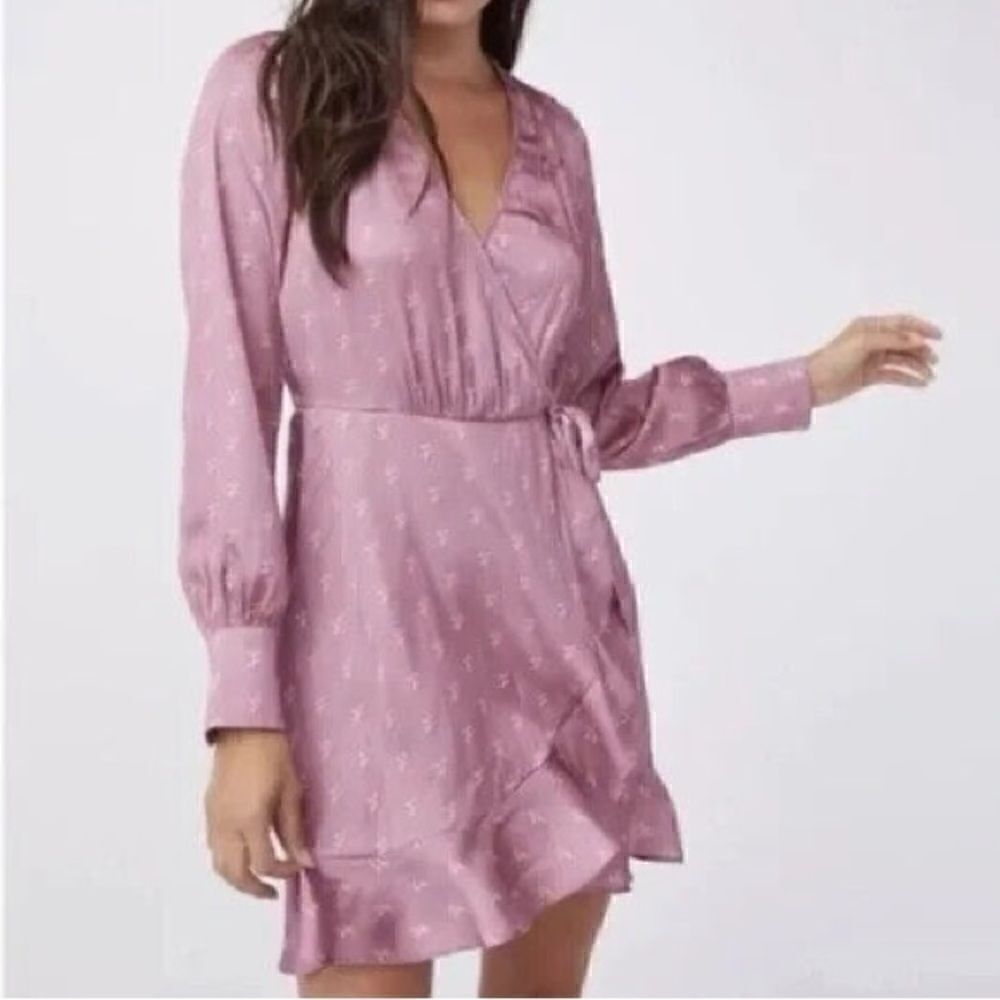 Paige Mesa Rose wrap dress - Picture 2 of 4